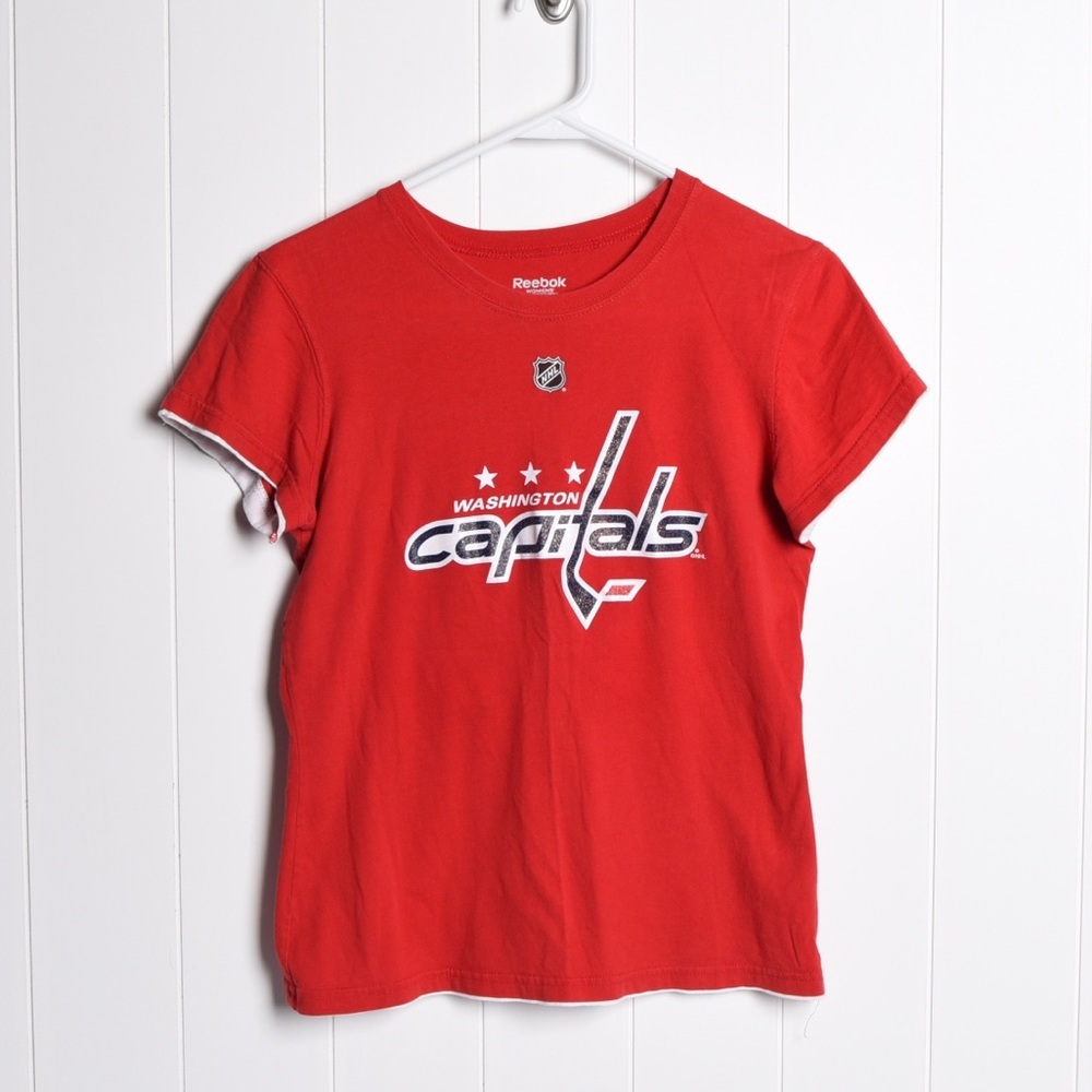 Women’s Washington Capitals NHL tshirt Backstrom #19